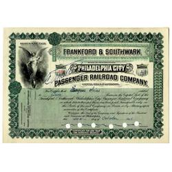 Frankford & Southwark Philadelphia City Passenger Railroad Co.