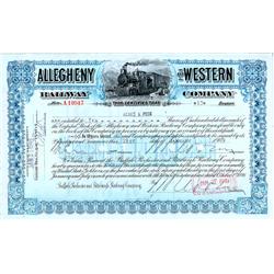 Allegheny And Western Railway Company