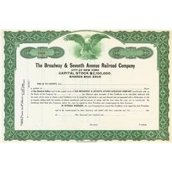 Broadway & Seventh Avenue Railroad Company