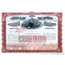 Choctaw & Memphis Railroad Company Stock