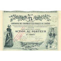 Compagnie Des Tramways Electriques De L'Ariege S.A.