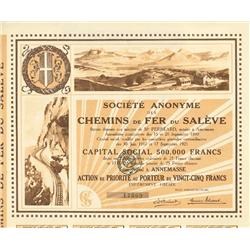 Societe Anonyme Des Chemins De Fer Du Saleve