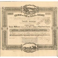 Chemin De Fer De Paris A Sceaux S.A.