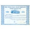 Unissued Tioga Railroad Company Stock