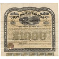 South Mountain Railroad Bond