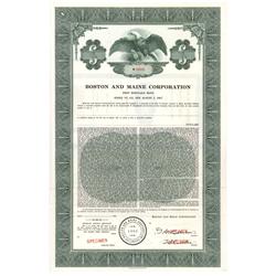 Boston And Maine Corporation - Specimen Bond