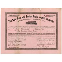 The New York And Boston Rapid Transit Company
