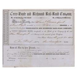 Terre-Haute And Richmond Rail-road Company