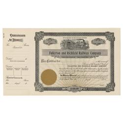 Fullerton And Richfield Railway Company