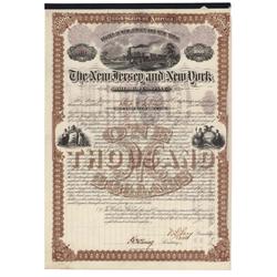 The New Jersey And New York Rr Co Bond