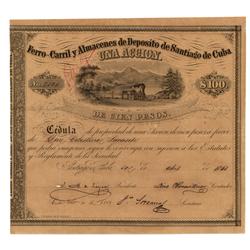 A Scarce Cuban Railroad Stock
