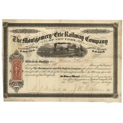 The Montgomery And Erie Railway Company Of New York