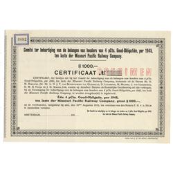 Missouri Pacific Railway Co. Specimen