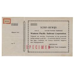 Western Pacific RR Specimen