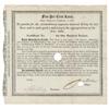 Early Philadelphia Bond Scarce Variety Of The Corporation Of The City Of Philadelphia 