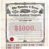 Houston & Texas Central Railway Bond