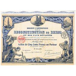 SOCIETE D'ENTREPRISE POUR LA RECONSTRUCTION DE REIMS