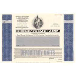 Fine Homes International, L.p.