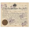 Image 1 : An Early St. Louis Browns Stock Issued To And Signed By Part Owner And President Philip Ball