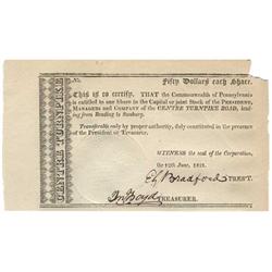 Centre Turnpike Road