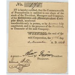 Robbstown & Mountpleasant Turnpike Road