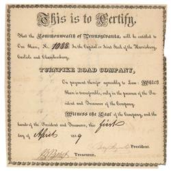 Harrisburg, Carlisle & Chambersburg Turnpike Road