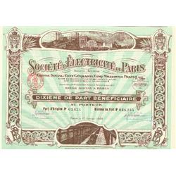 SOCIETE D'ELECTRICITE DE PARIS S.A.