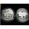 Image 2 : 1999 Yellowstone Park Proof And UNC Silver $'s