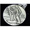Image 1 : First Man On The Moon Silver Medallion 4.69 TroyOz
