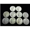 Image 2 : 10 Assorted Mercury Dimes