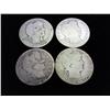 Image 1 : 4 Assorted Barber Quarters