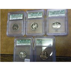 All 5-2001-S Signature Series State Quarters