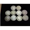 Image 1 : 10 Assorted Barber Dimes