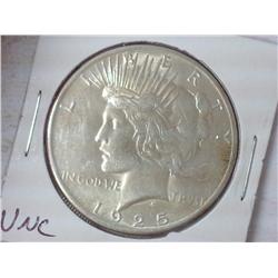 1925 Peace Silver Dollar (UNC)