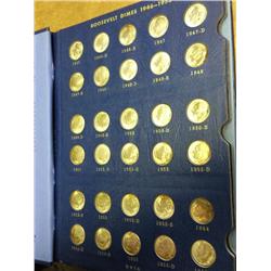 Whitman Album Of Roosevelt Dimes (1946-62) UNC