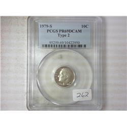 1979-S Type II Roosevelt PCGS PR69DCAM