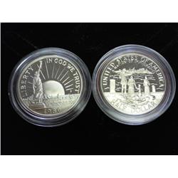 2-1986-S Statue Of Liberty Half Dollars (Proof)