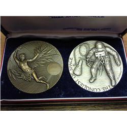 Mans Coquest Of Space Matched Presentation Set