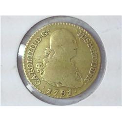 1791-MI Spain Gold Escudo
