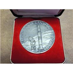 Apollo 11 First Lunar Landing .999 Silver Medal