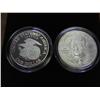 Image 2 : 1998 Robert F. Kennedy Proof & UNC Silver Dollars