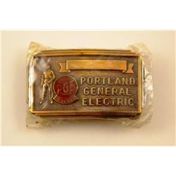 Portland General Electric Belt Buckle
