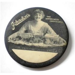 Johnston's Chocolates Pocket Mirror