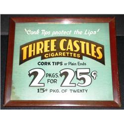 Vintage Paper Cigarette Sign