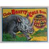 Image 1 : 1950's Signed Circus Poster 