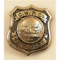 C.W.P. Co. Fire Dept. Badge
