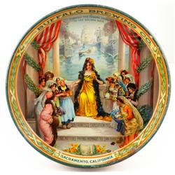 1915 Buffalo Brewing Co. Beer Tray