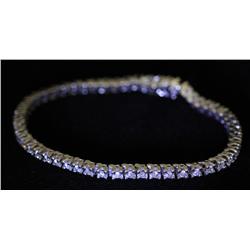 * Lady's Diamond Tennis Bracelet 14kt Gold