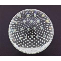 Controlled Bubbles Designed Paperweight