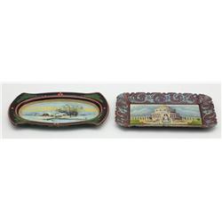 2 Vintage Tip Trays